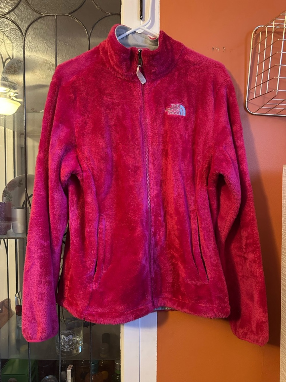 THE NORTH FACE Osito Pink Full-Zip Jacket(EUC)